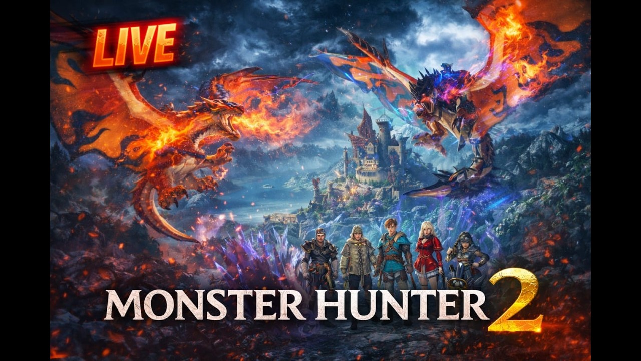 Monster Hunter 2 LIVE | Ultimate Dragon Fight Begins!