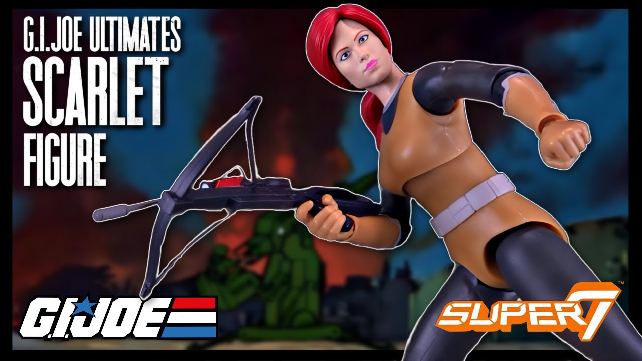 Фигурка Скарлетт Super7 G.I.JOE Ultimates @TheReviewSpot