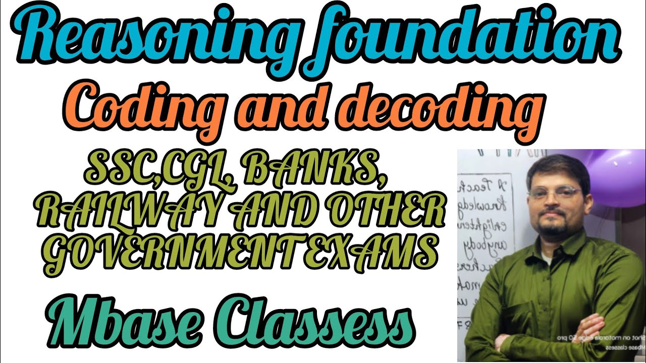 Coding-decoding class 4(ssc, CGL,banks railways &other compititive exam)#civilserviceexam #education
