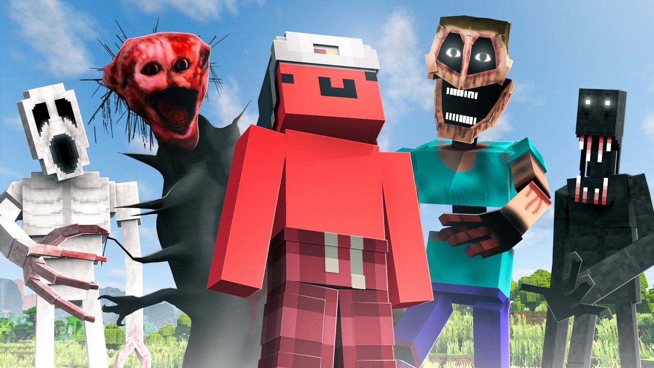 I Survived 365 Days in Horror Minecraft [Full Movie]