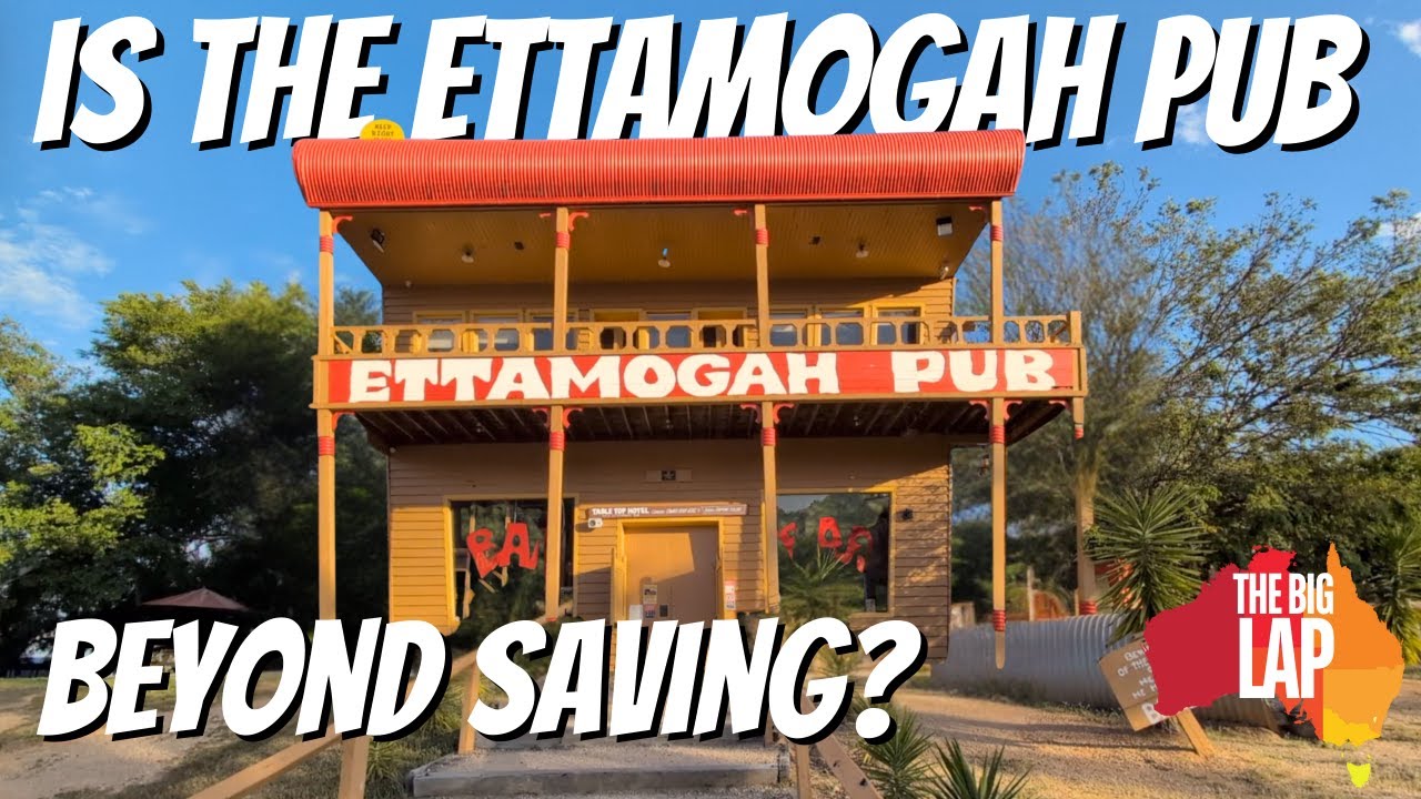 ETTAMOGAH PUB! Once the Life of the Party, Now a Ghost of Its Former Self.  (Lake Hume)