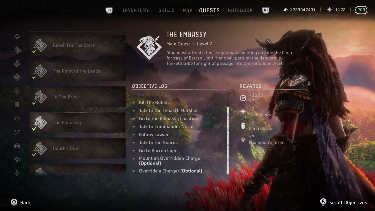 Horizon Forbidden West Perfect Quest Objectives Guide