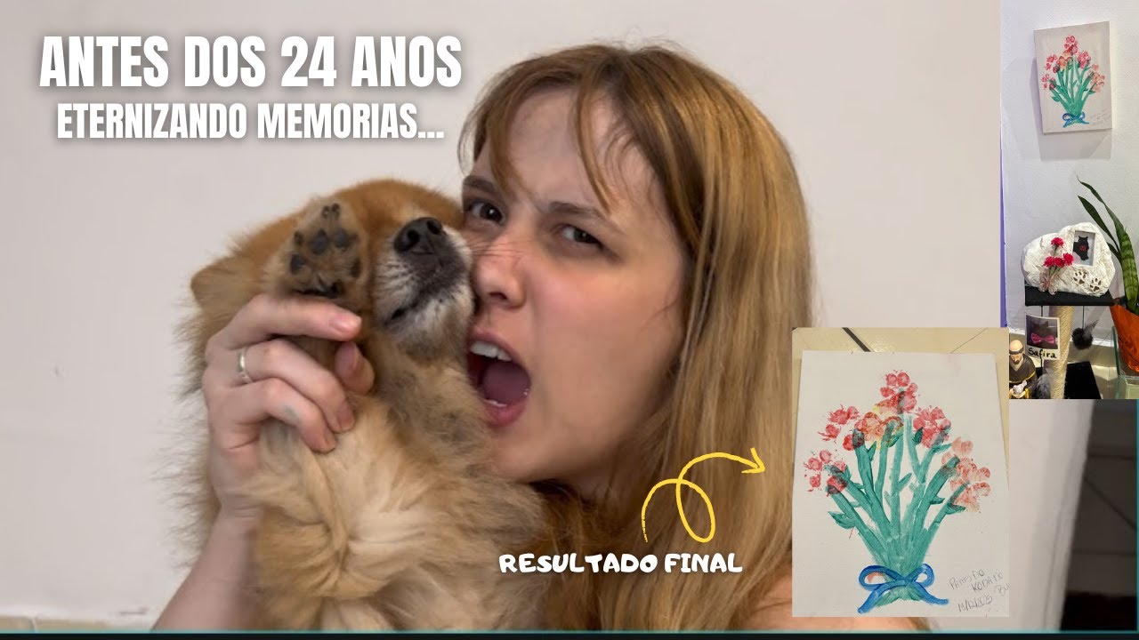 Pintando as patinhas dos meus cachorros || 24 coisas antes dos 24 anos