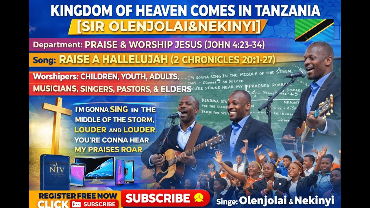 RAISE A HALLELUJAH | 2 CHRONICLES 20: 1-25 | RHYTHM GUITAR | PERFORMED BY SIR OLENJOLAI
