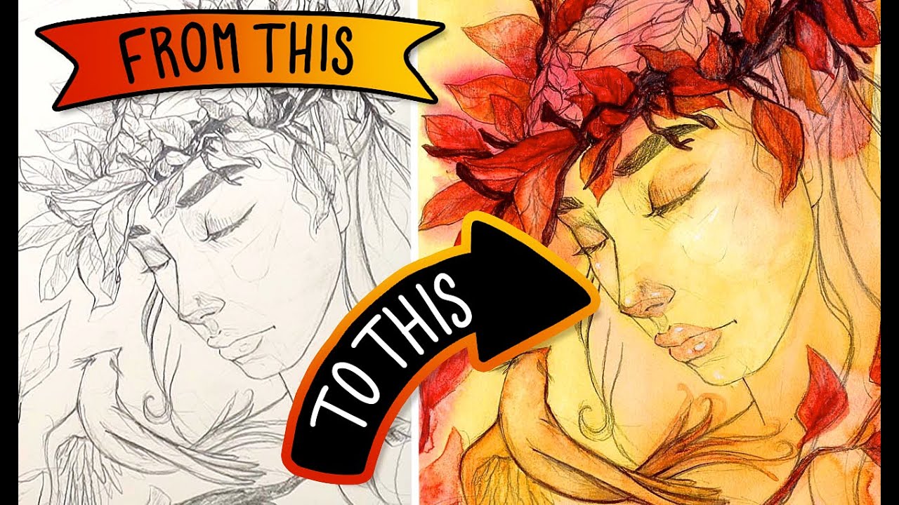NO MORE SMUDGY SKETCHES! How To Finish Your Sketches!