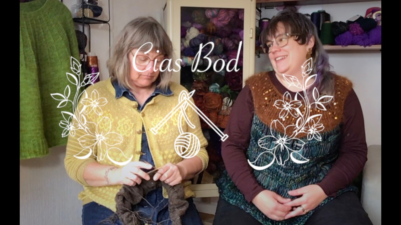 Cia och Lila - Intarsia och andra h&auml;rliga kreationer #intarsia #bellamohair #glitter