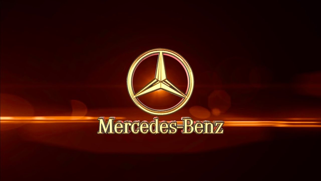 Mercedes-Benz Gold Logo Animation | 4K Luxury Motion Graphics Loop