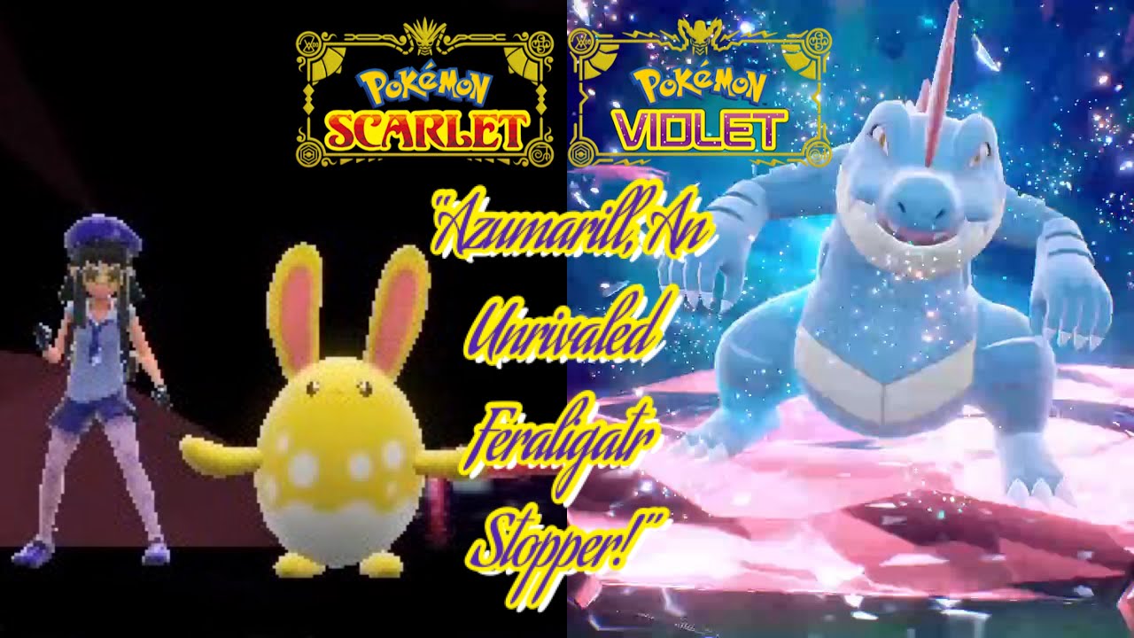 Azumarill SOLO 7 Star Mightiest Mark Feraligatr Raid! - Pokémon Scarlet & Violet