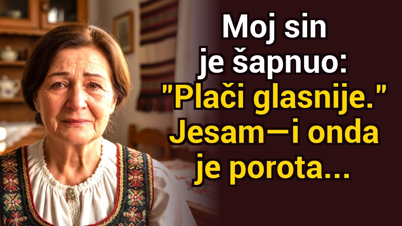 Sin mi je šapnuo: „Vrišti glasnije.“ Učinila sam — pa je porota vidjela kako se sve promijenilo