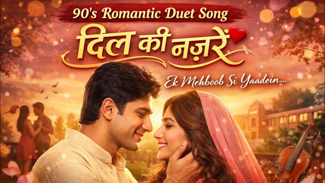 दिल की नज़रें | New Hindi Romantic Duet Song | 90s Style Bollywood Love Song