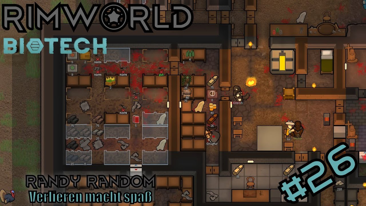 Katastrophaler Überfall, Können wir es halten?  | Start 3 Tag 22 | RimWorld: Randy Random VmS