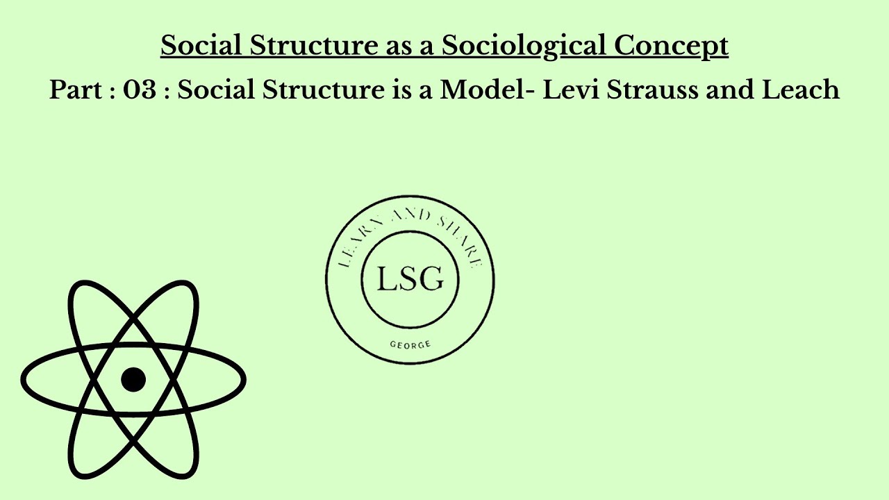 Social Structure is a Model | Levi Strauss | Edmund Leach | Social Structure | MA Sociology