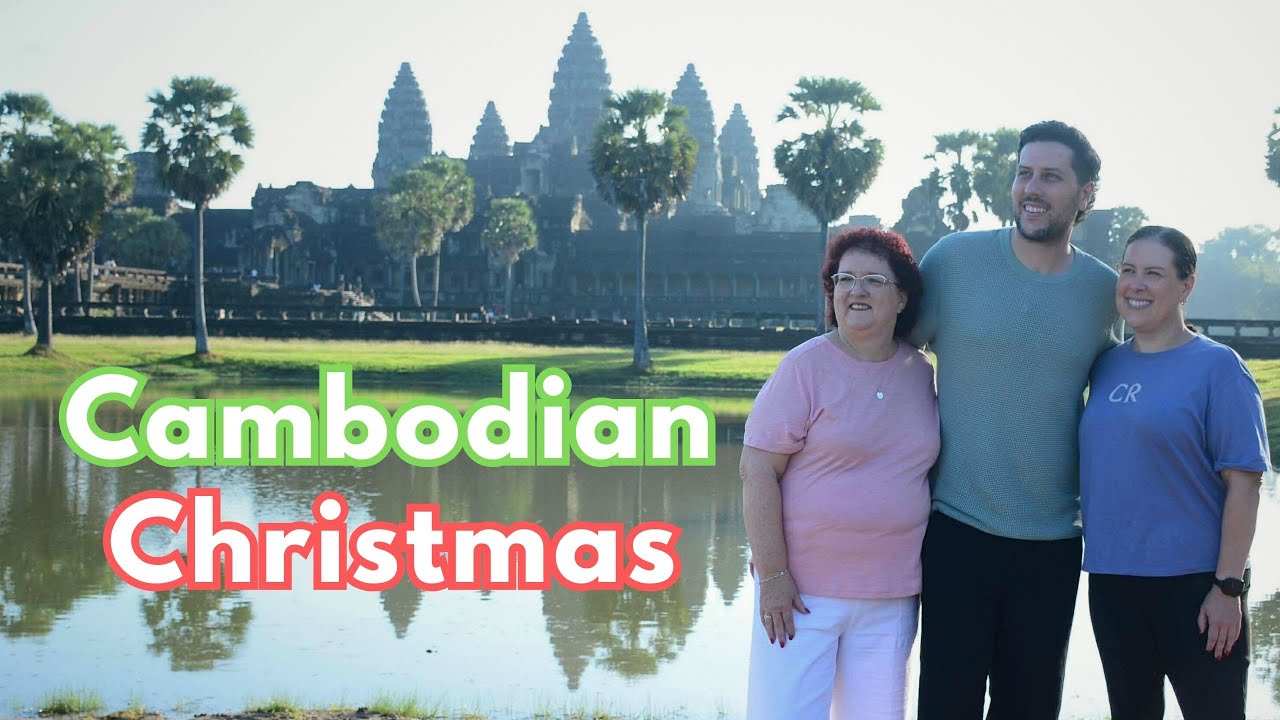Рождество в Камбодже 🇰🇭 Храмы, тук-туки и спокойствие у бассейна | Видеоблог из Сиемреапа