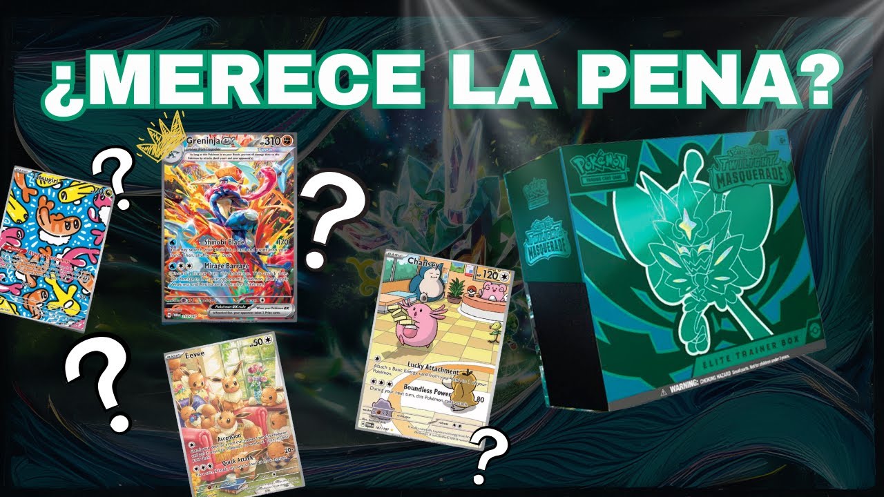 ¿Merece la pena la ETB de Twilight Masquerade en 2025? 👀🎭 | ¡Apertura completa con opinión!