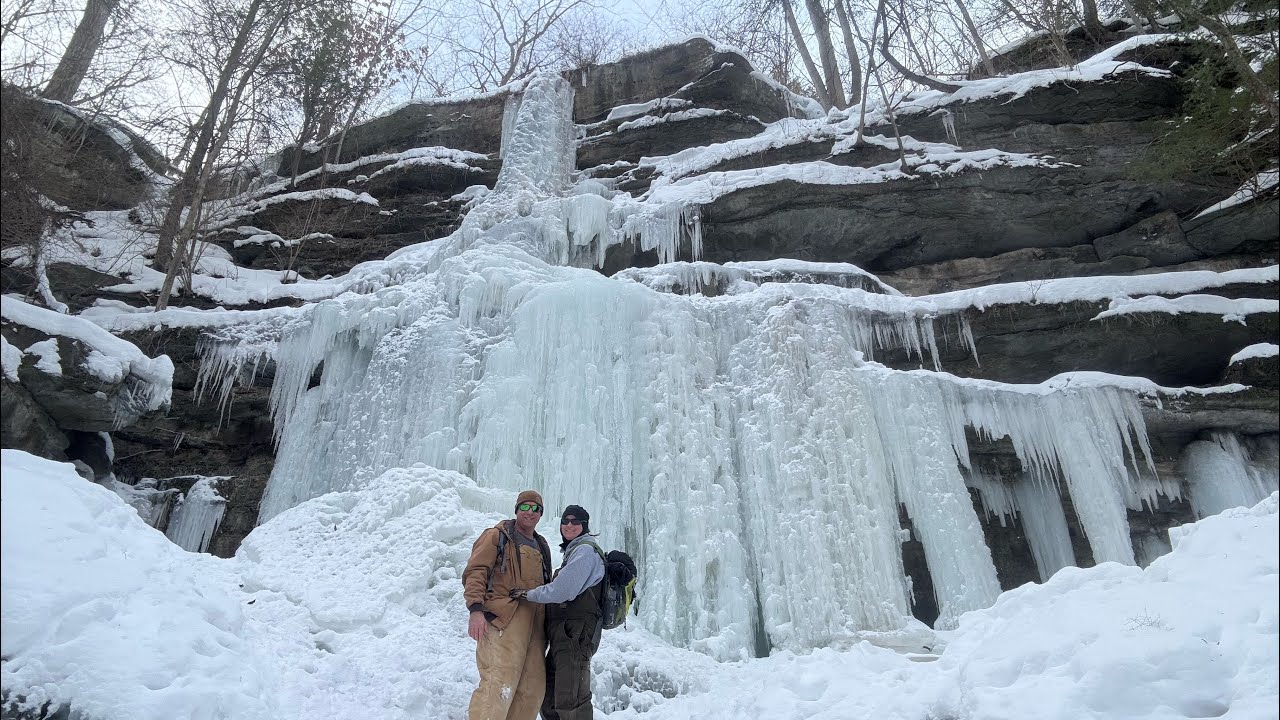 Winter Waterfall Hiking at McConnell’s Mill
