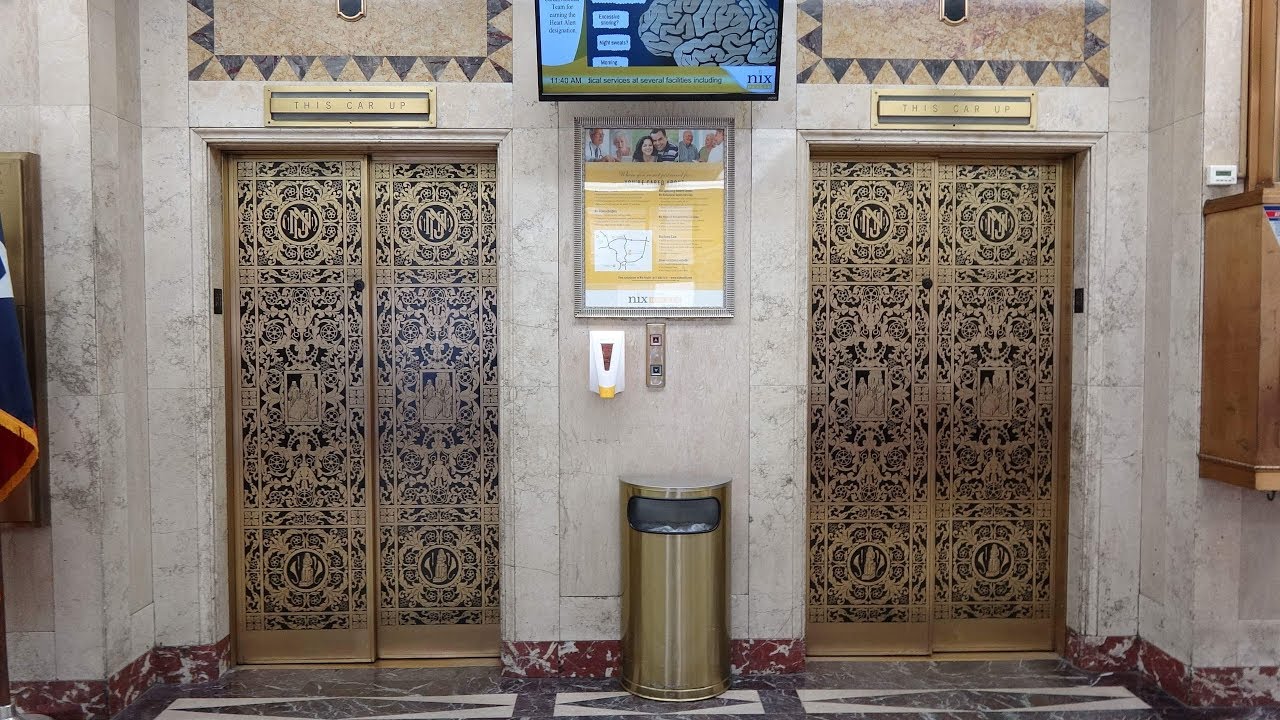 4K Handycam take on the awesome Old Otis Touch-Sensitive Elevators at Nix!