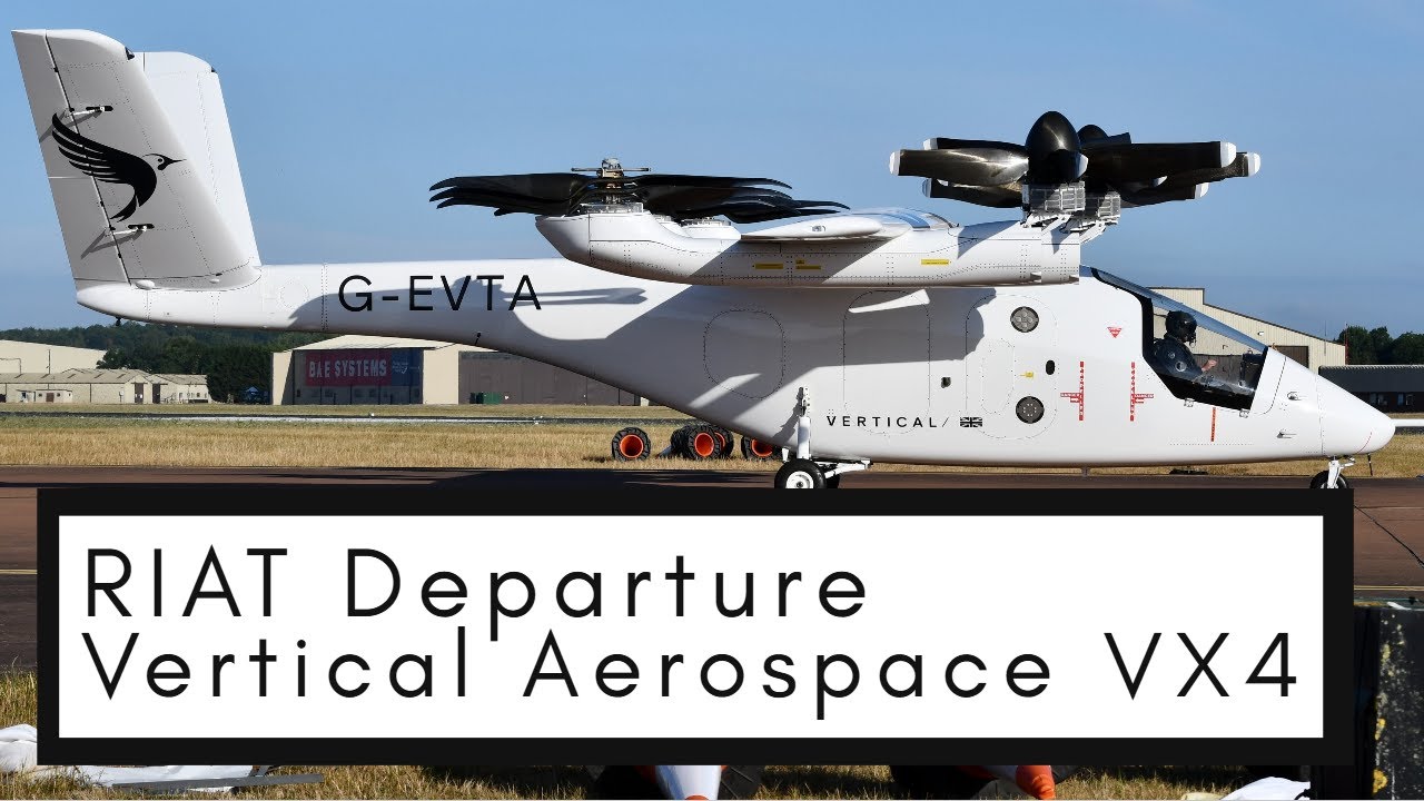 RIAT 2025 Vertical Aerospace VX4 Departure