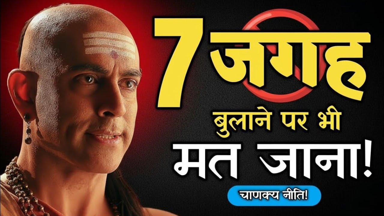 चाहे मर जाना पर इन 7 जगहों पर कभी मत जाना |Chanakya Niti