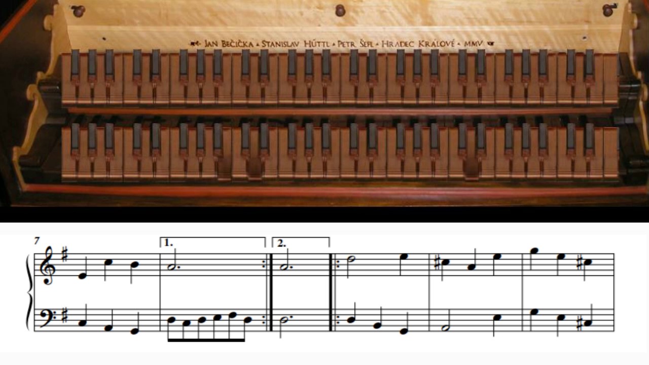 Menuet fait par Mons. B&ouml;hm Georg B&ouml;hm  (1661-1733)