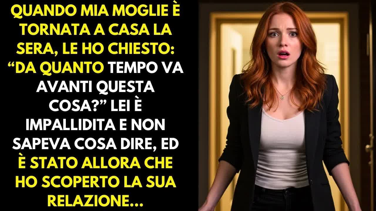 Quando mia moglie è tornata a casa la sera, le ho chiesto： “Da quanto tempo va avanti questa cosa?