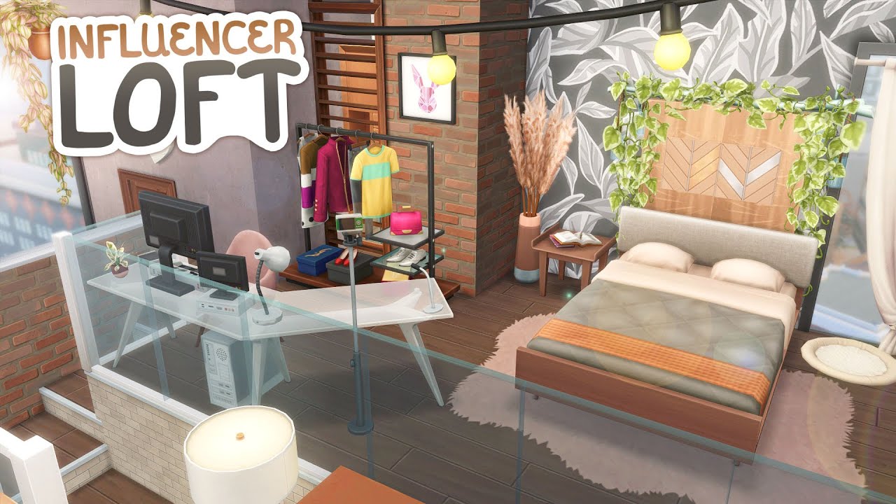 Influencer's Loft Apartment // The Sims 4 Speed Build: Apartment Renovation