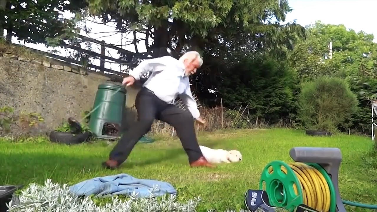 Old People Falling - With Sad Music