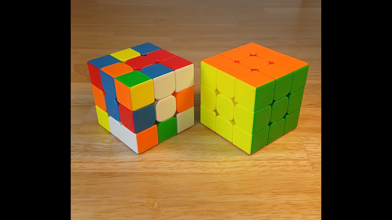 Completely disassembled 3x3 rubik's cube assembly step by step for beginners