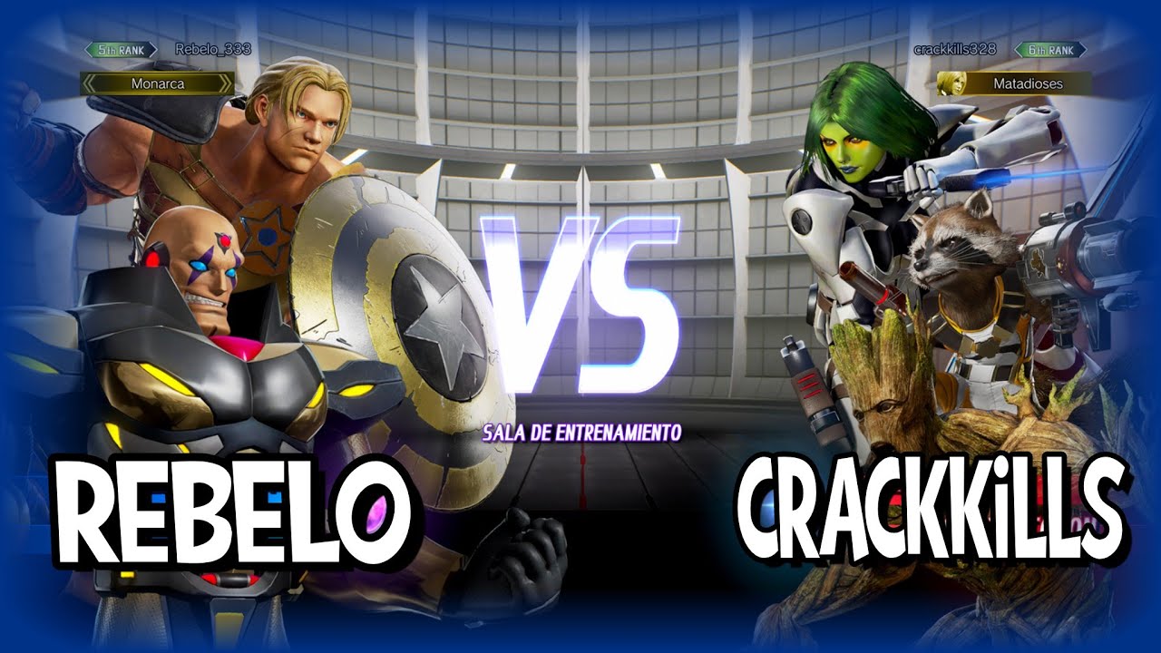MvCI ▶ Rebelo333 (C. AMERICA, SIGMA) vs Crackkills328 (RACCON, GAMORA)  ■ MARVEL VS CAPCOM: INFINITE