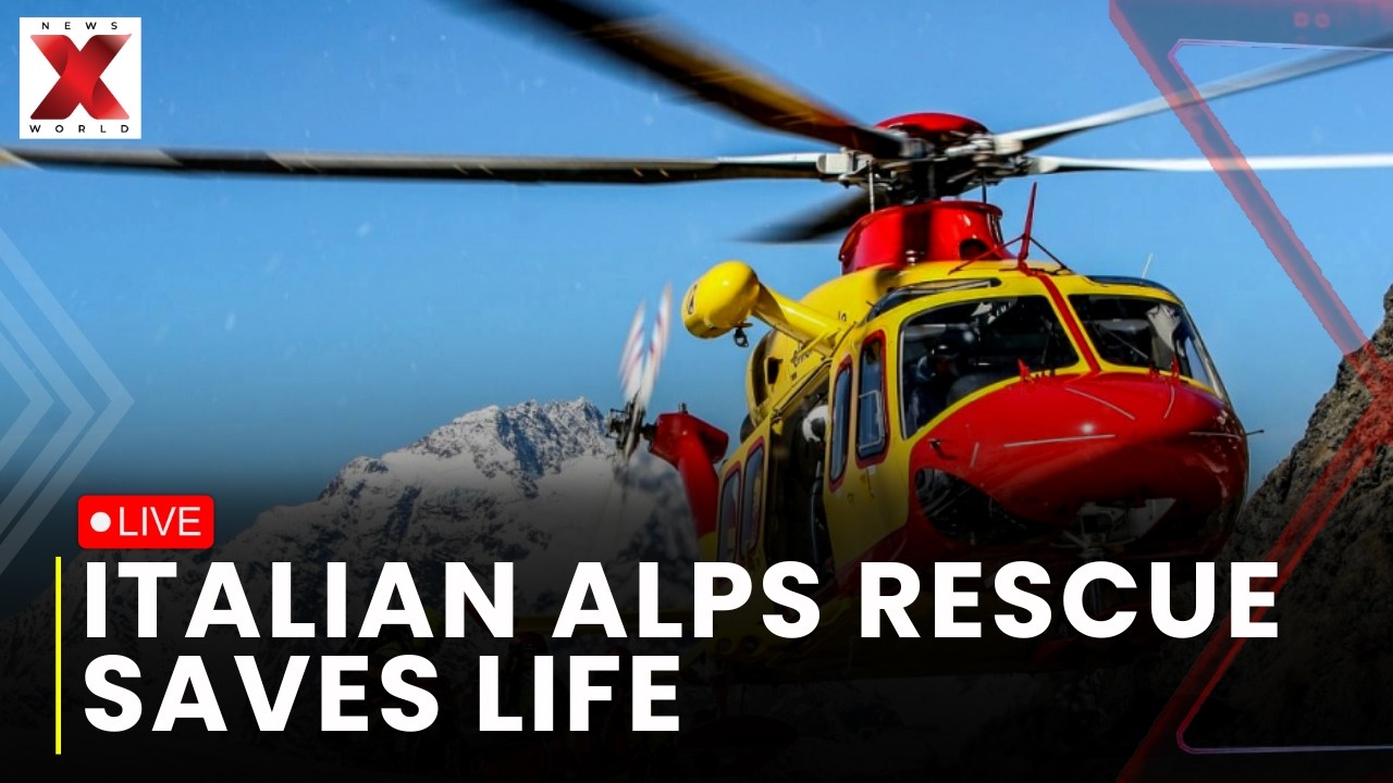 Italian Alpine Rescue LIVE : Hiker Rescued Alive After Avalanche In Italian Alps |NewsX World