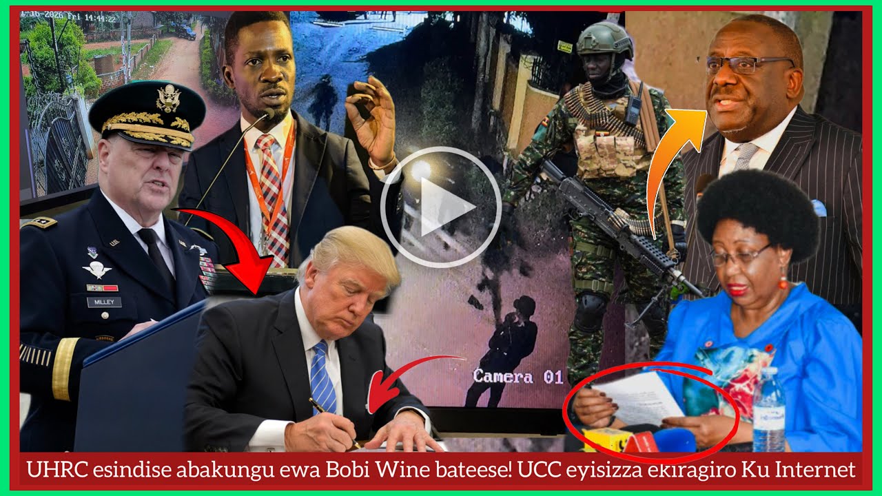 Agatalinda! Ekigudde ku Bobi Wine kika UHRC esindise ababaka bateese! Museveni asattira UCC eragidde