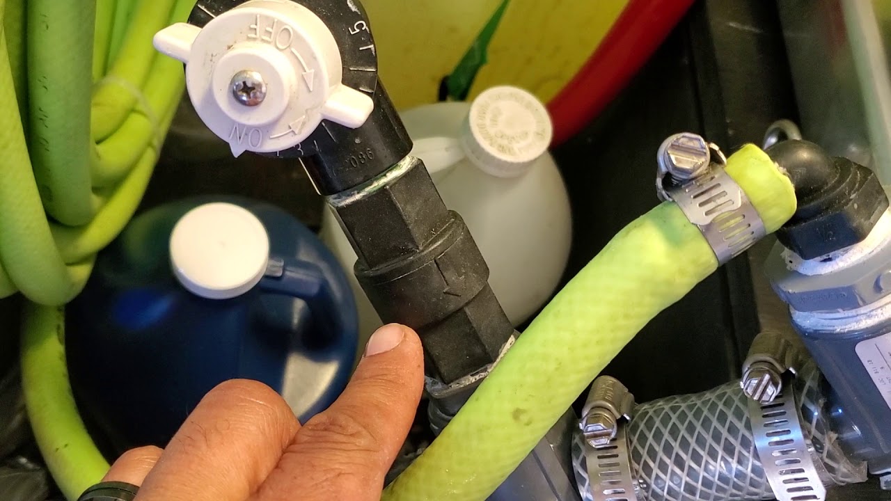 Comet P40 Gas Softwash system plumbing