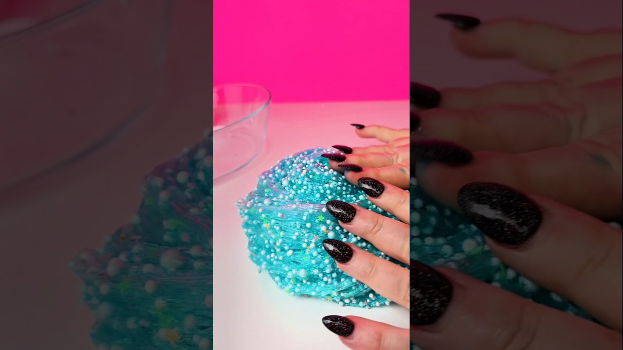 Crunchy ASMR Floam Slime #Slime #asmr #slimeasmr #crunchyslime #satisfying #satisfyingslime