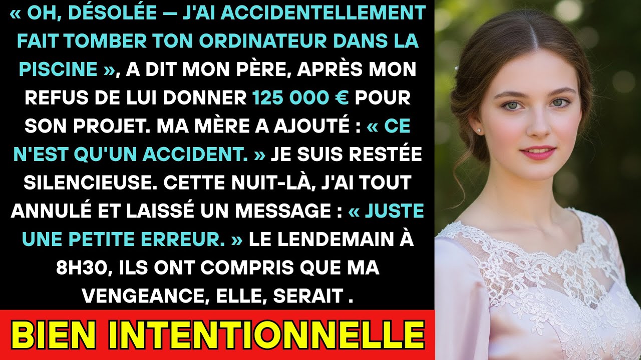 À La Fête De Famille, Mes Parents Ont Ricané: « Oh, Désolée C'était Juste Un Accident.» Alors J'ai..