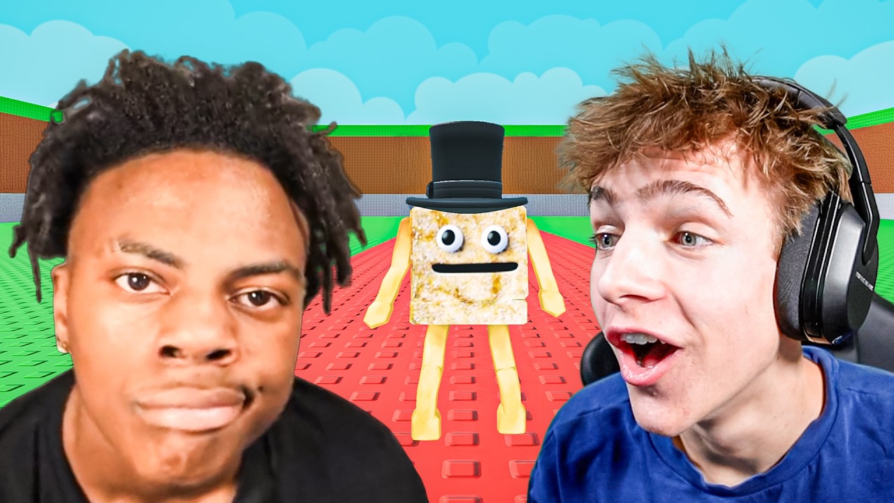 playing roblox with ISHOWSPEED