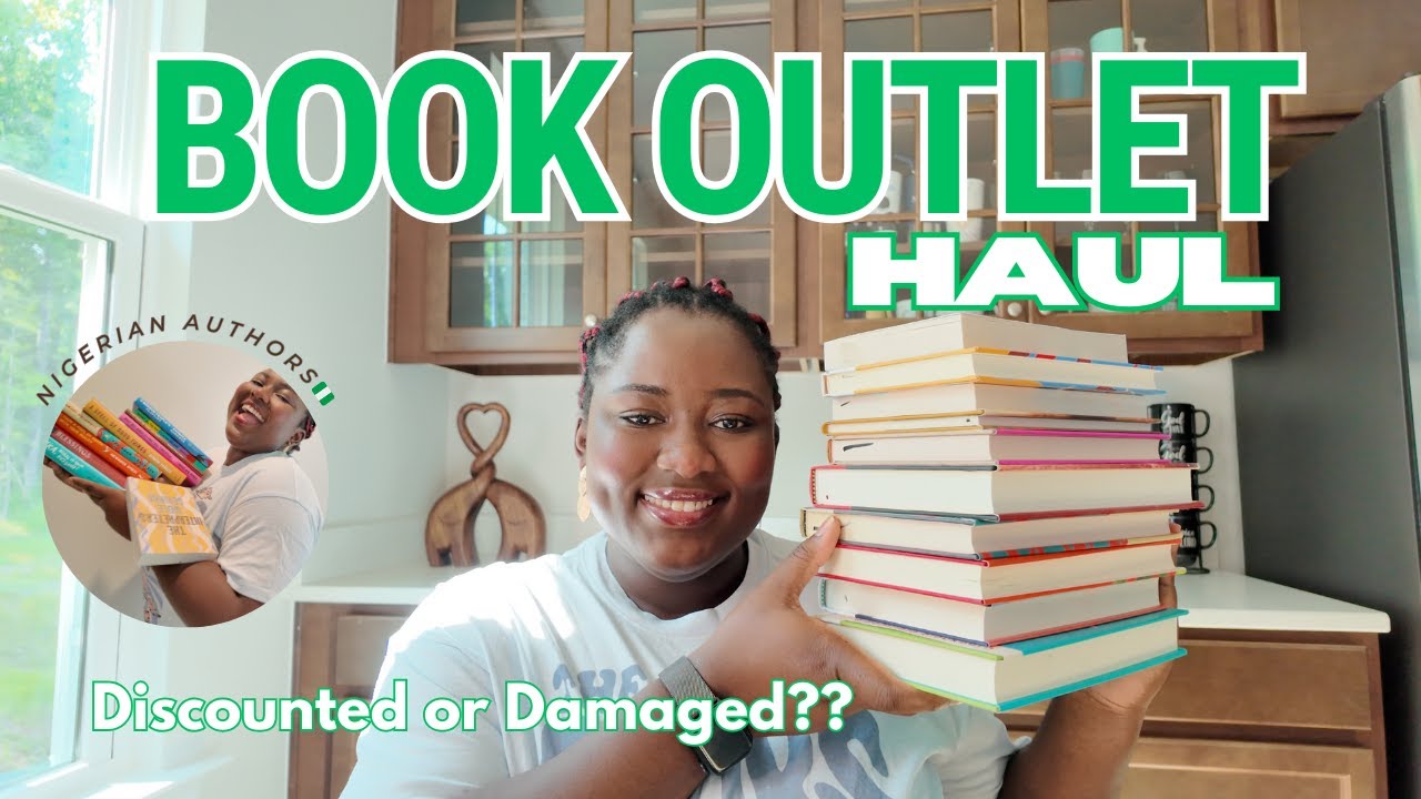 Huge Book Outlet Haul ft. Top Nigerian Authors🇳🇬 | African Literature Finds + Book Recommendations