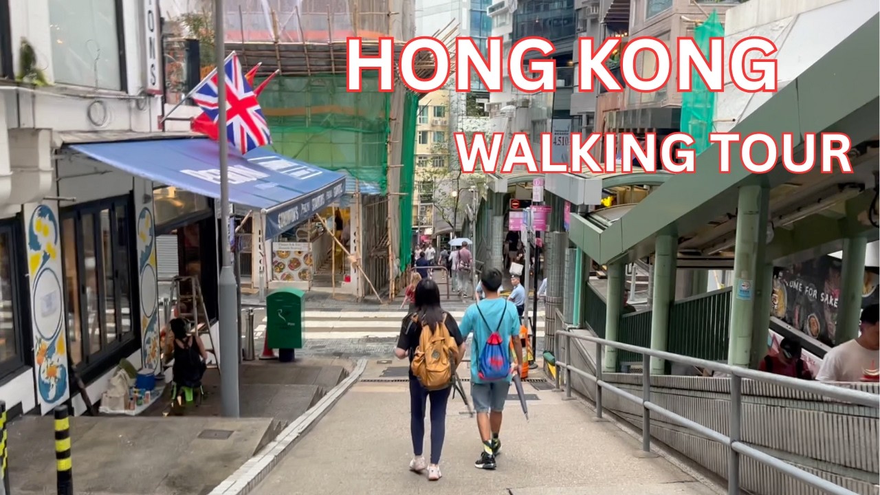 Walking Tour of Hong Kong 🇭🇰 | City Streets, Local Life