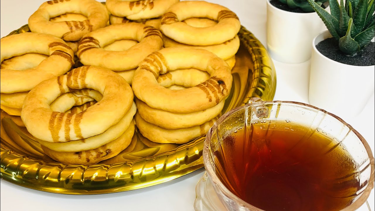 كعك حلو ليبي بدون ماكينة/الكعك الليبي بدون نشادر/كعك حلو بالزبدة من أم لقمان/حلويات ليبية