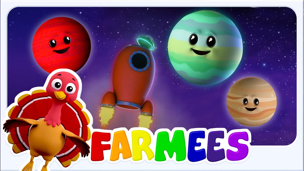 Mari Belajar Nama nama Planet Bersama Petani🪐| Lagu Angkasa Keseronokan untuk Kanak-kanak Kecil