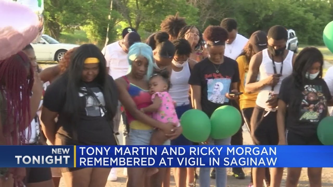 Tony Martin, Ricky Morgan remembered at vigil in Saginaw