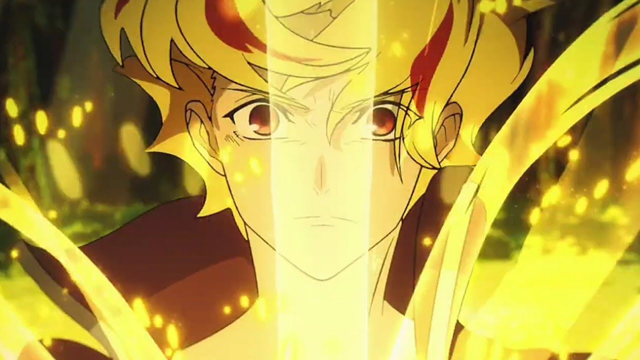 Light yellow against servant Lancer |Fate/strange fake 運命 |Anime fight edit