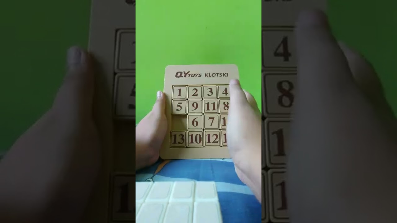 QiYi klotski 4x4 unboxing and solving