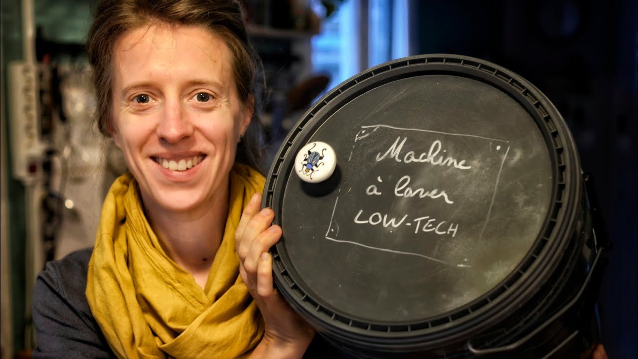 Fabriquer une MACHINE à LAVER MANUELLE & low-tech - TUTO
