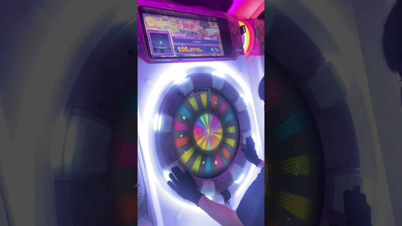maimai 7Wonders初SSS+手元