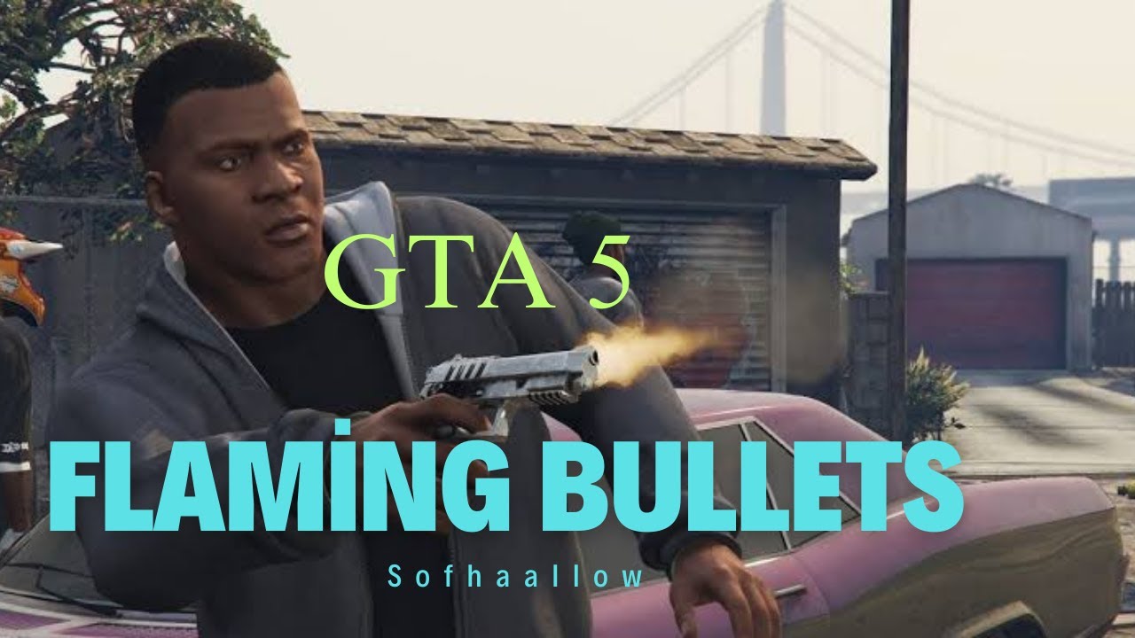 GTA 5 Tactical Survival: Hiding & Fighting Cops with Flaming Bullets INCENDIARY Cheat with Power Ups