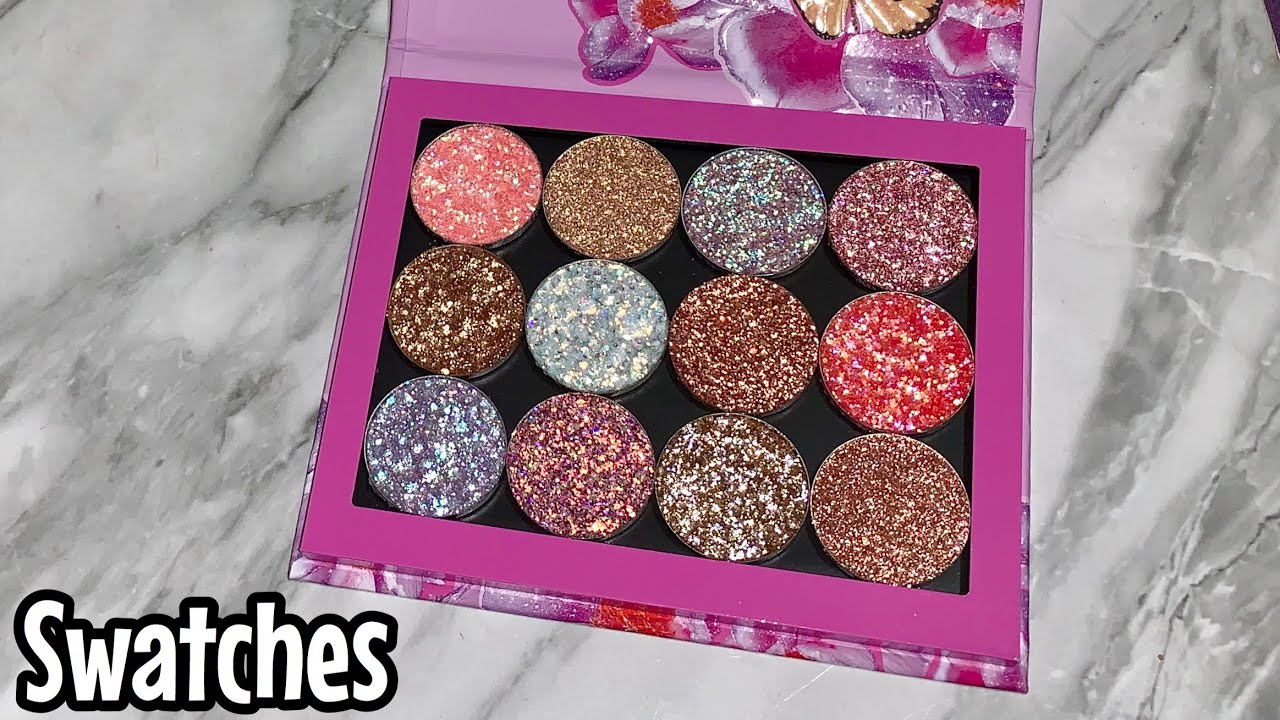 Colourpop All That Glitters Palette Swatches