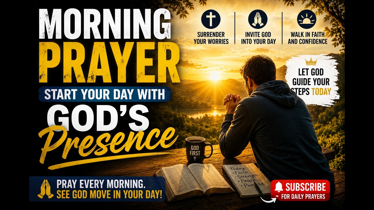A Powerful Morning Prayer to Start Your Day With God | Pray This Every Morning