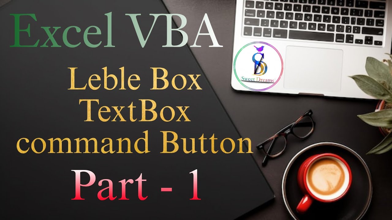 Excel VBA add label textbox comment button