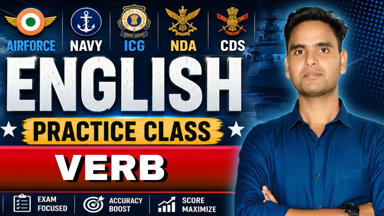 ✅Verb Practice Set | Grammar Questions For Defence Exams | Sandeep Yadav