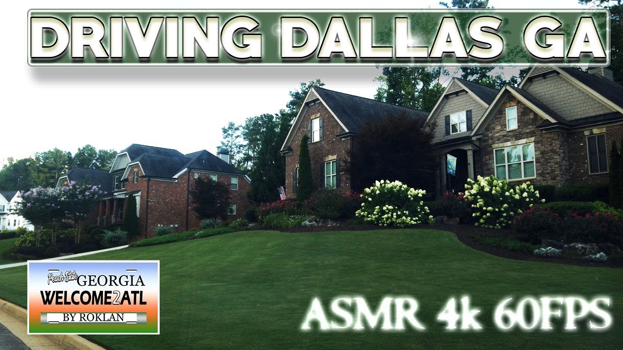 Dallas Georgia Drive around in 4k | Metro Atlanta ASMR