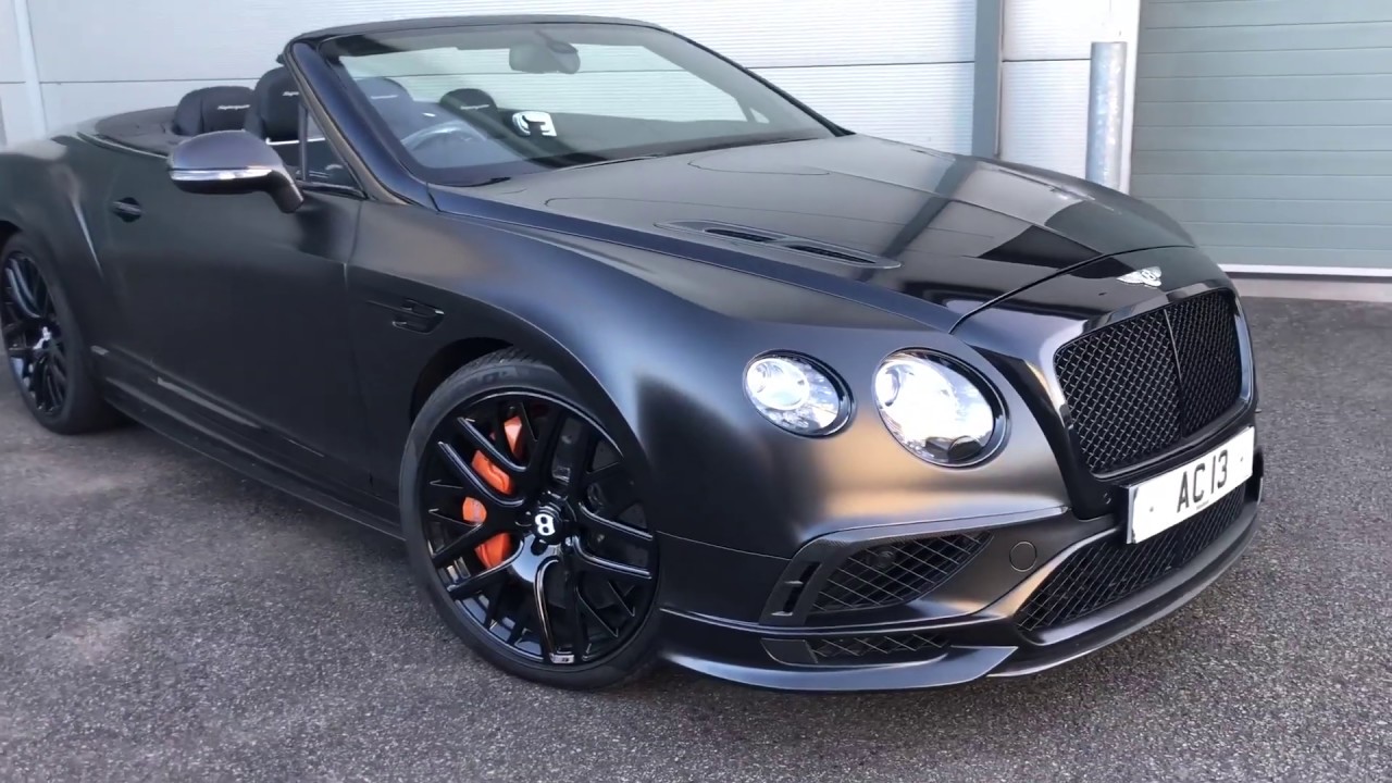 Bentley GT Supersport - Satin Black Wrap - Car Customisation